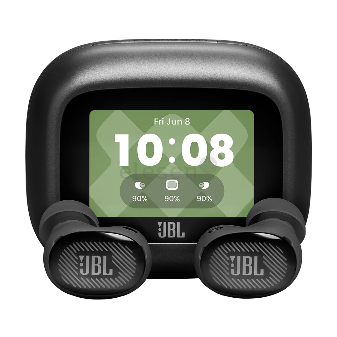 JBL Live Buds 4, juodos - Belaidės ausinės