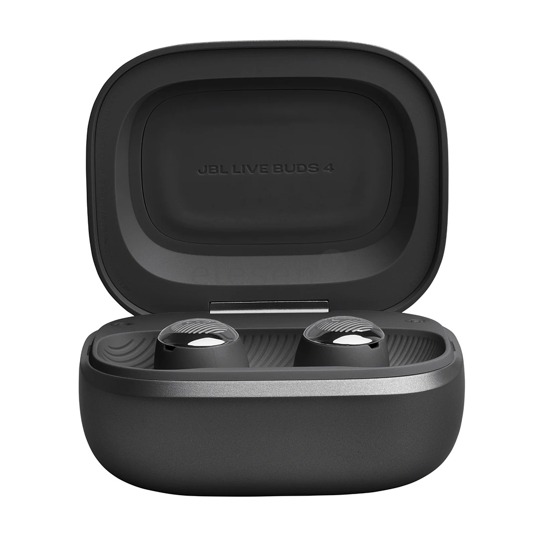 JBL Live Buds 4, juodos - Belaidės ausinės
