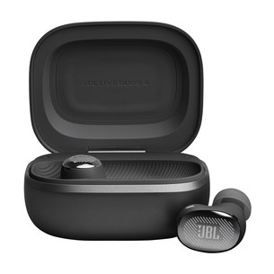 JBL Live Buds 4, juodos - Belaidės ausinės