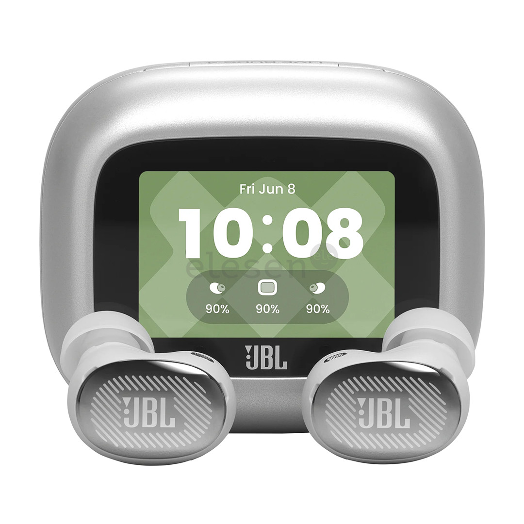 JBL Live Buds 4, sidabro spalvos - Belaidės ausinės JBLLIVEBUDS4SIL