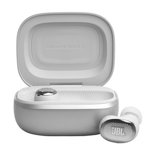 JBL Live Buds 4, sidabro spalvos - Belaidės ausinės