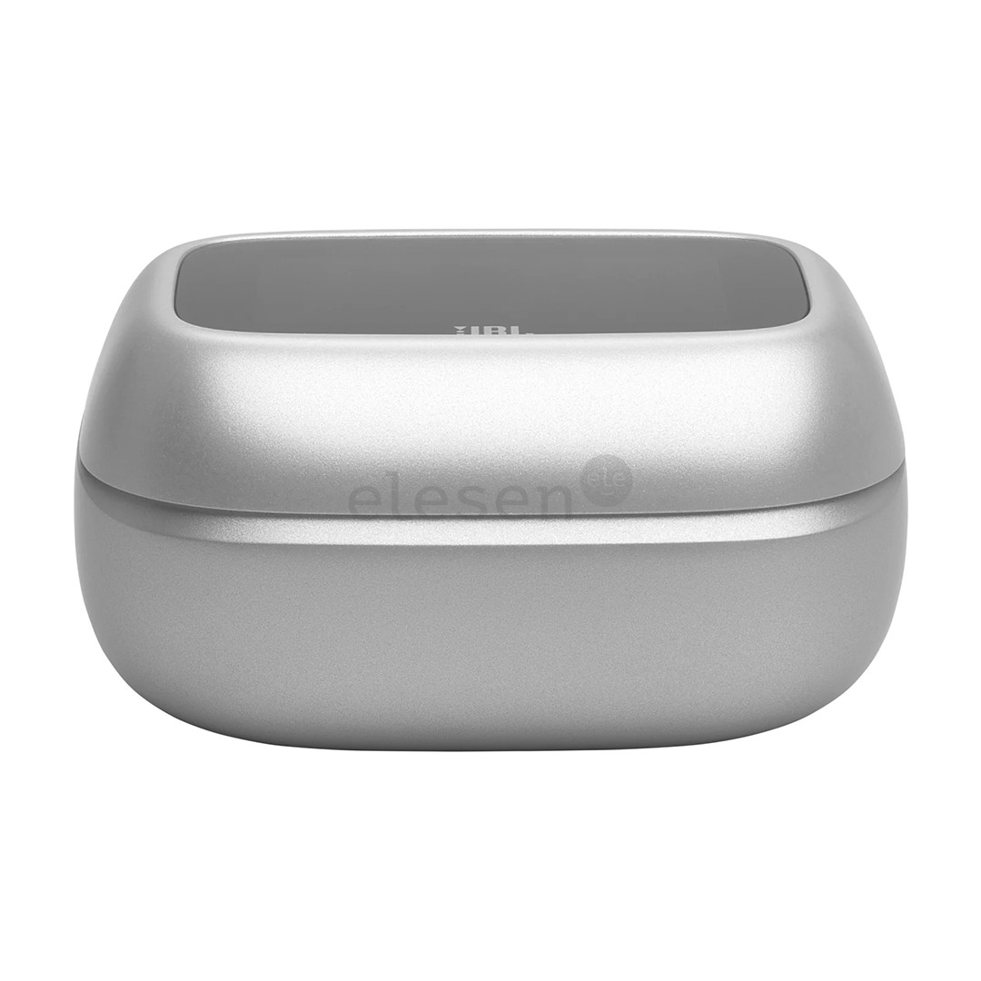 JBL Live Buds 4, sidabro spalvos - Belaidės ausinės