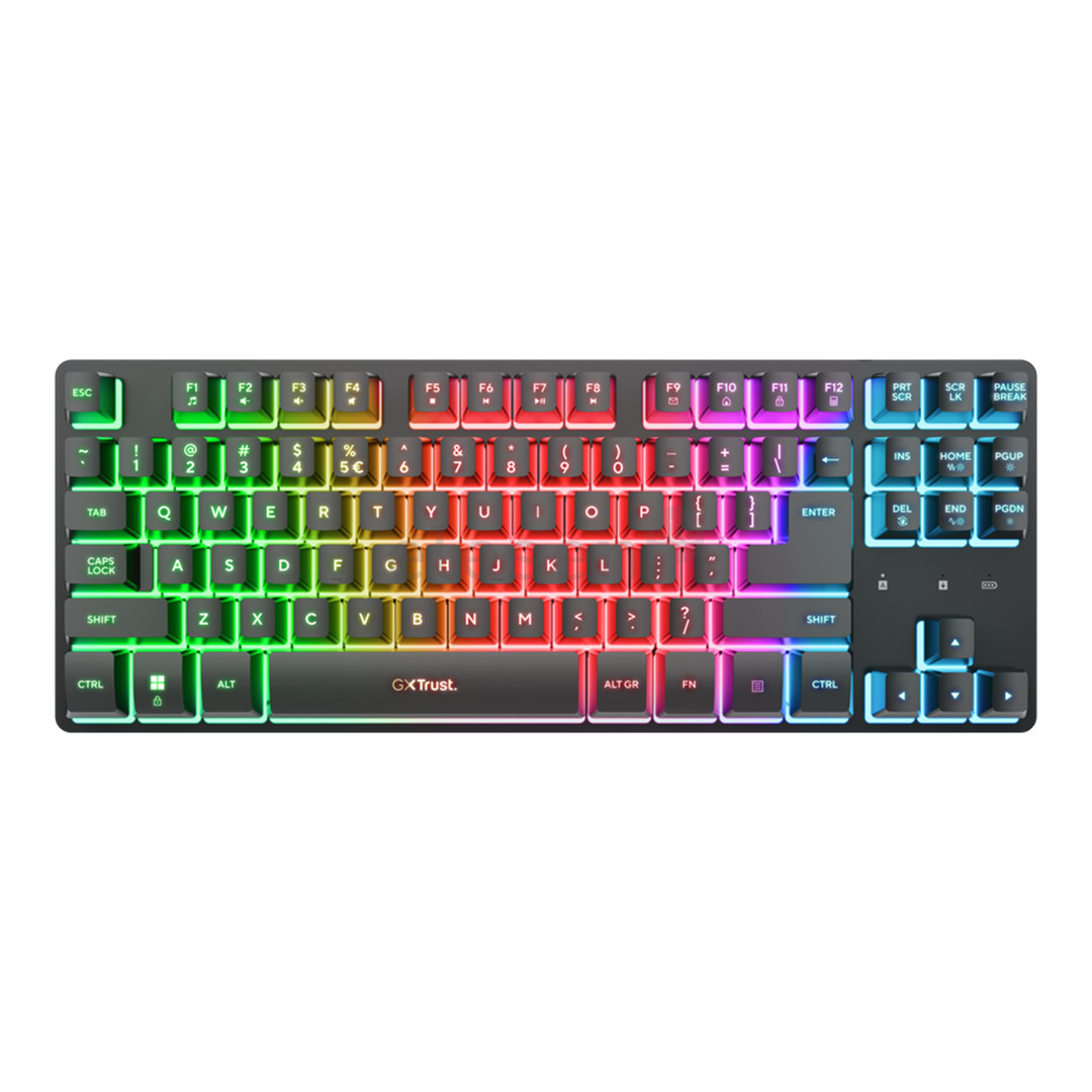 Trust GXT 831 Thado Wireless, TKL, SWE, черный - Беспроводная клавиатура