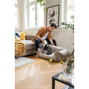 Kärcher VC 4 Cordless myHome Pet, juodas/baltas  - Belaidis dulkių siurblys