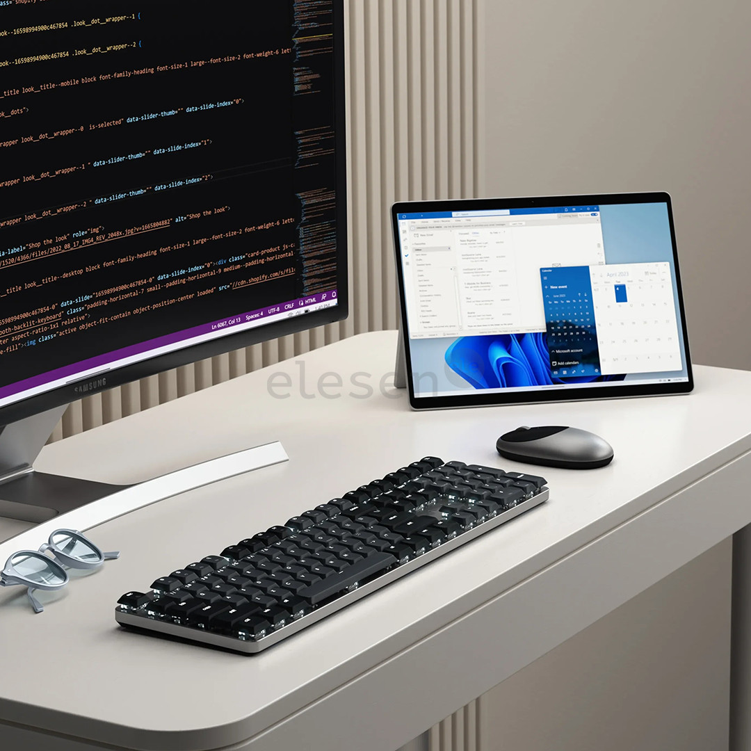 Satechi SM3 Slim, SWE, темно-серый - Беспроводная клавиатура