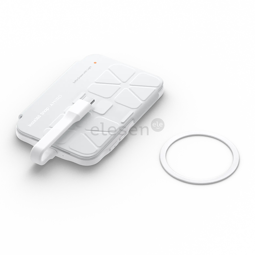 Insta360 Snap Selfie Screen with Light, baltas/pilkas - Išmaniojo telefono priedas CINSFAVE-01