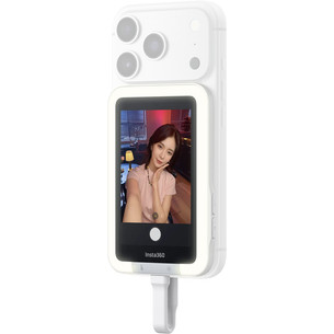 Insta360 Snap Selfie Screen with Light, baltas/pilkas - Išmaniojo telefono priedas