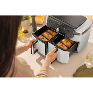 Ninja DualZone XL 9,5 L, 2470 W, balta - Karšto oro gruzdintuvė