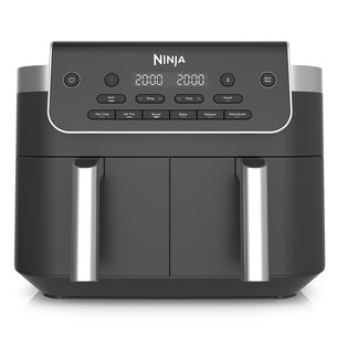 Ninja DualZone, 7,6 L, juodas - Karšto oro gruzdintuvė DZ801EU