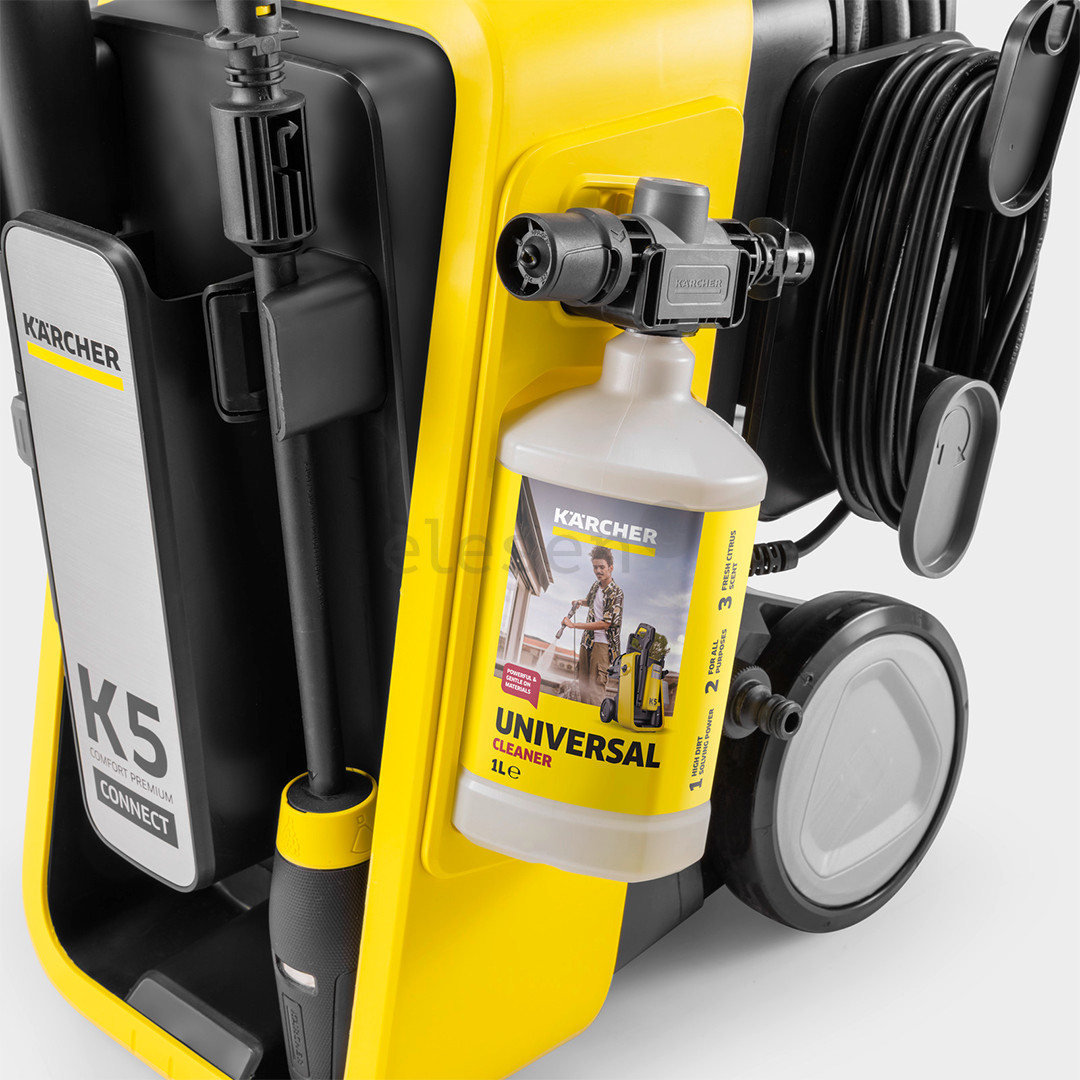 Kärcher K 5 Comfort Premium Connect, geltona/juoda - Aukšto slėgio plovykla