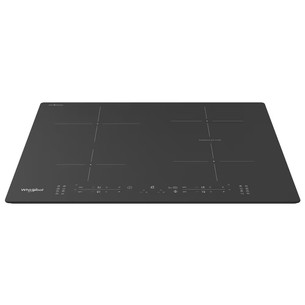 Whirlpool, width 59 cm, black - Built-in induction hob
