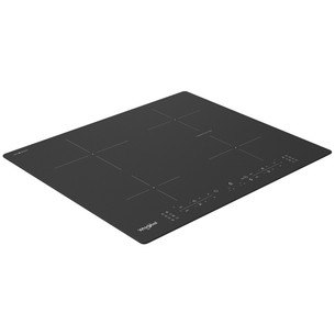 Whirlpool, width 59 cm, black - Built-in induction hob