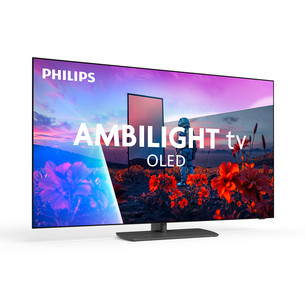 Philips OLED811, 55'', 4K UHD, OLED, pilkas - Televizorius