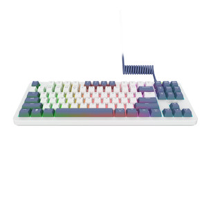 Trust GXT 872 Zyra, TKL, US, белый - Клавиатура