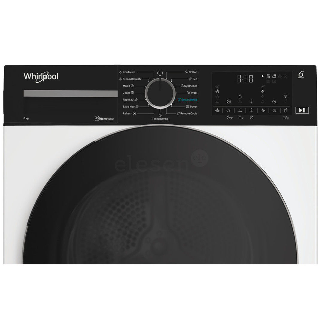 Whirlpool, 8 кг, глубина 60,7 см - Сушильная машина