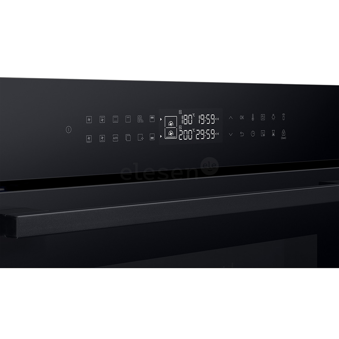 Samsung Dual Cook, katalizė, 76 L, juoda - Įmontuojama orkaitė