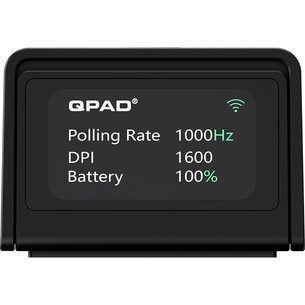 QPAD Mark Model 5 Vision, juoda - Belaidė pelė