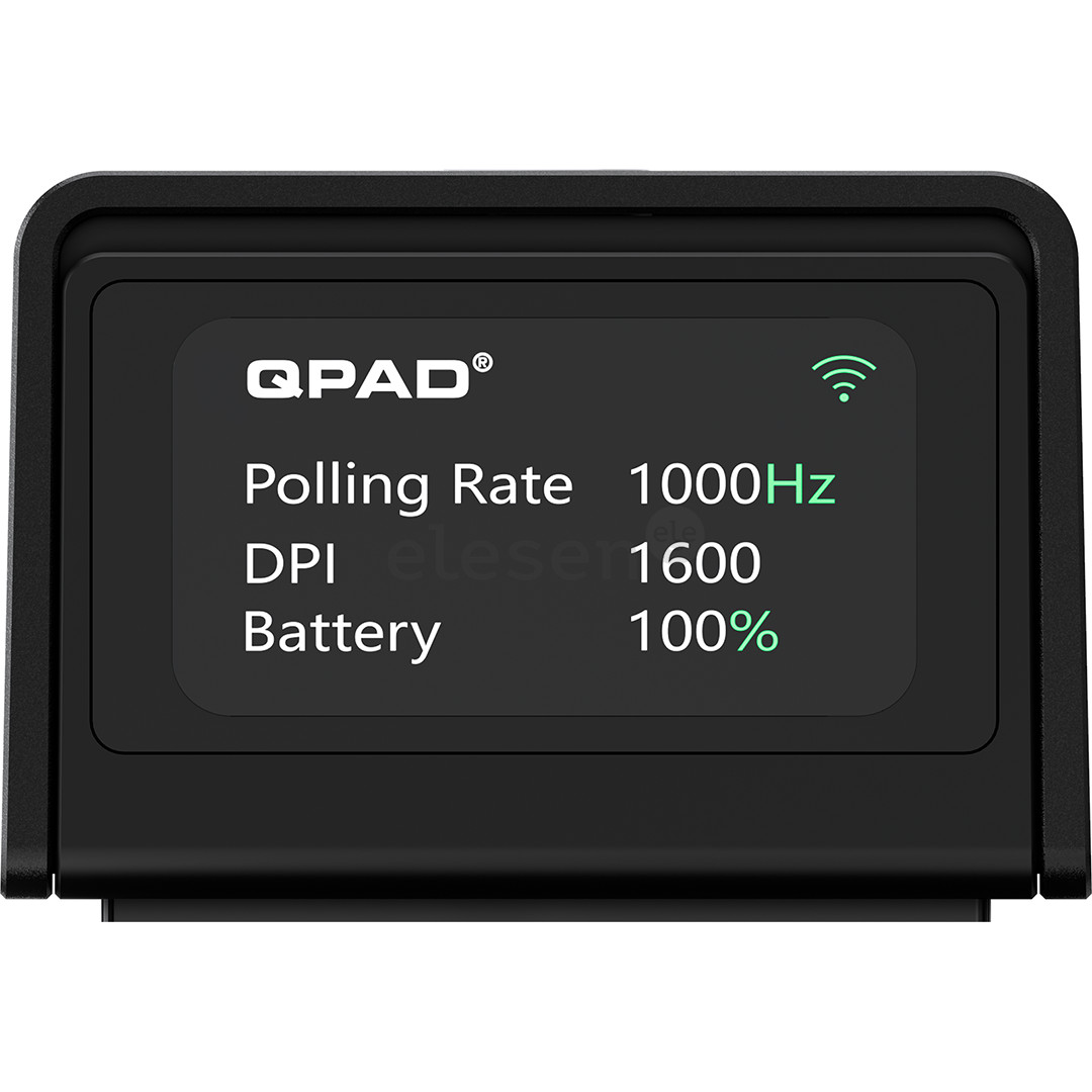 QPAD Mark Model 5 Vision, juoda - Belaidė pelė