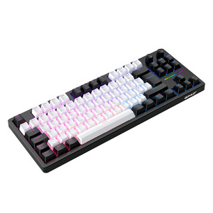 QPAD Loop TKL Model 3, SWE, white/black - Wireless keyboard