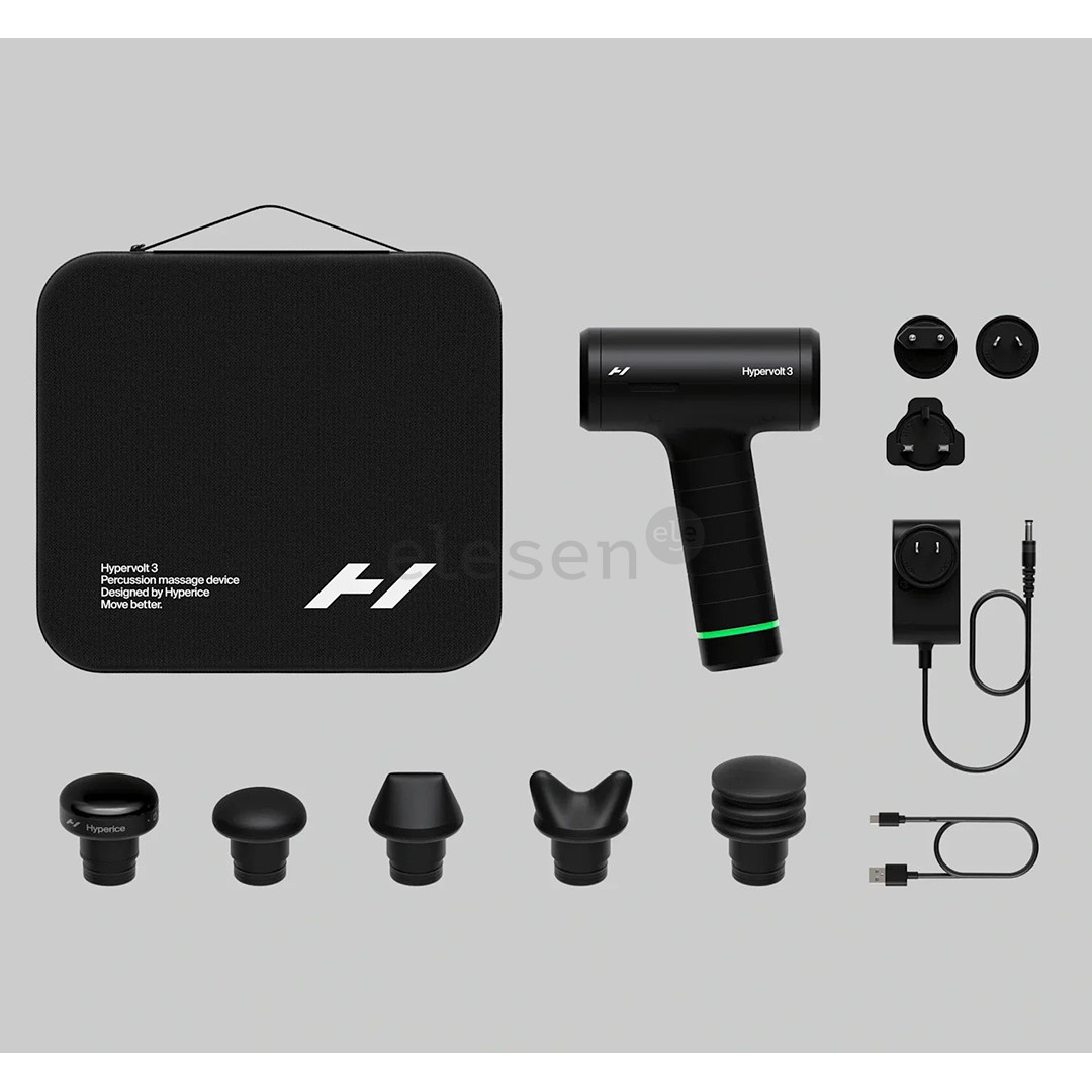 Hyperice Hypervolt 3, черный - Массажный пистолет