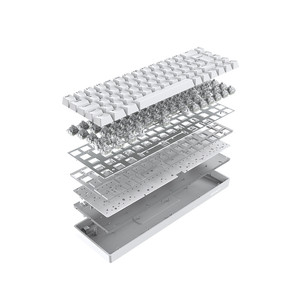 QPAD Flux 65 Model 5, UK, white - Keyboard