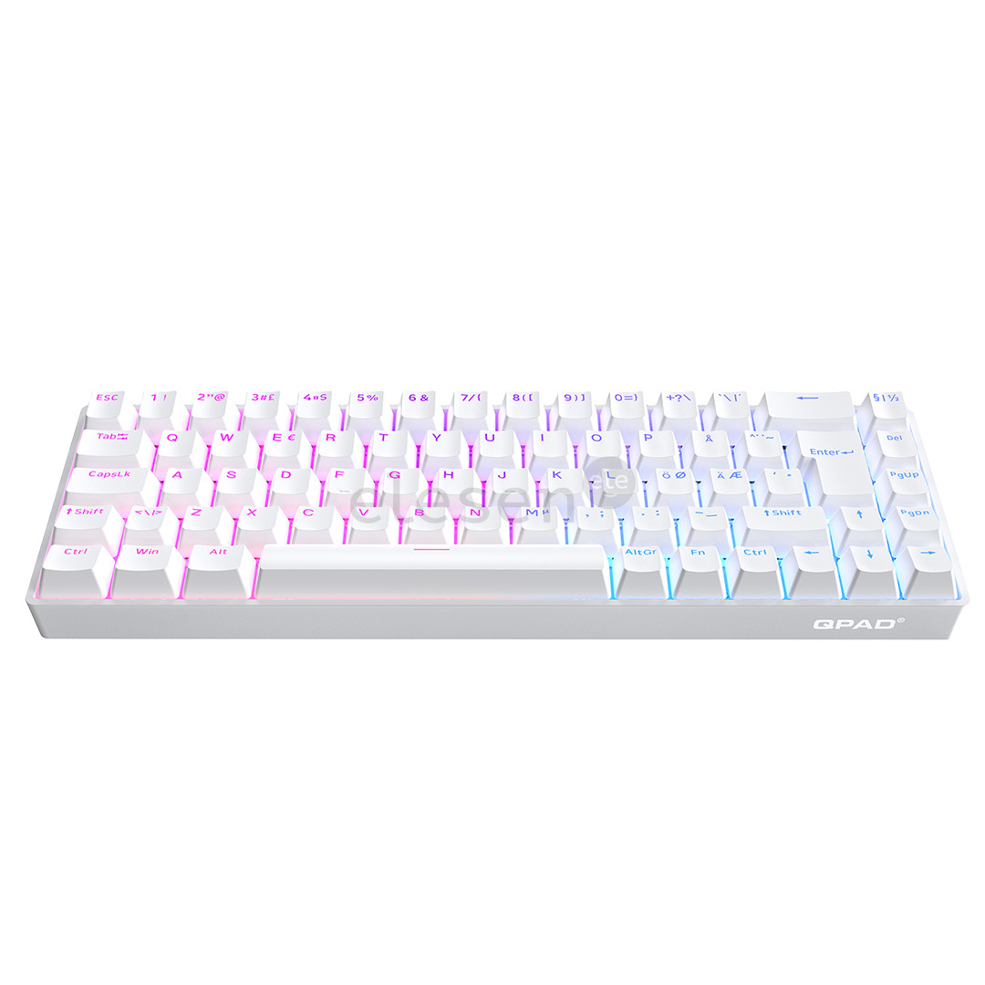 QPAD Flux 65 Model 5, UK, white - Keyboard