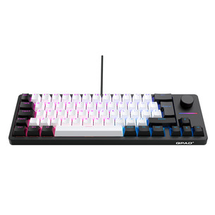 QPAD Loop 65 Model 1, UK, black/white - Keyboard