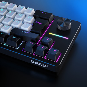 QPAD Loop 65 Model 1, UK, black/white - Keyboard