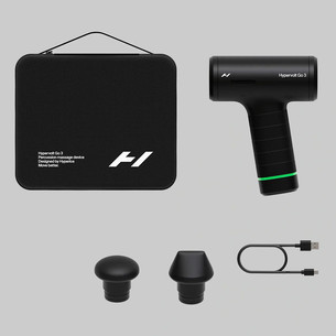 Hyperice Hypervolt Go 3, черный - Массажный пистолет