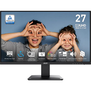 MSI PRO MP273U, 27'', UHD, IPS, juodas - Monitorius 9S6-3PB4CH-246