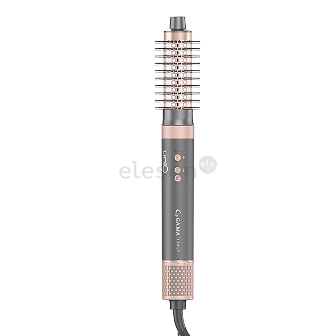 GA.MA uniQ Flow, 1550 W, pilkos/rožinės - Plaukų formavimo šukos