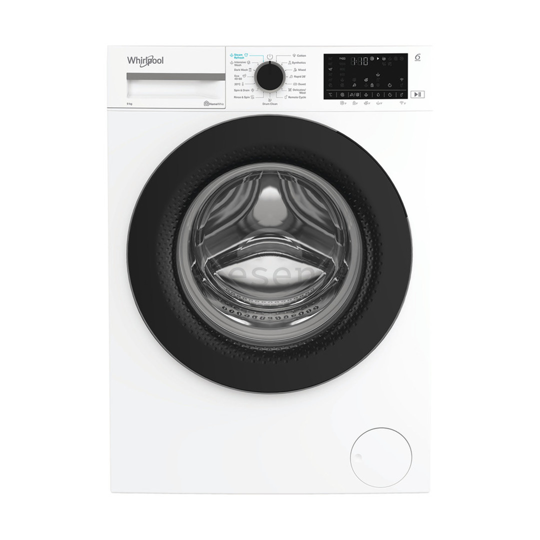 Whirlpool, 9 kg, gylis 58 cm, 1400 aps./min. - Skalbimo mašina