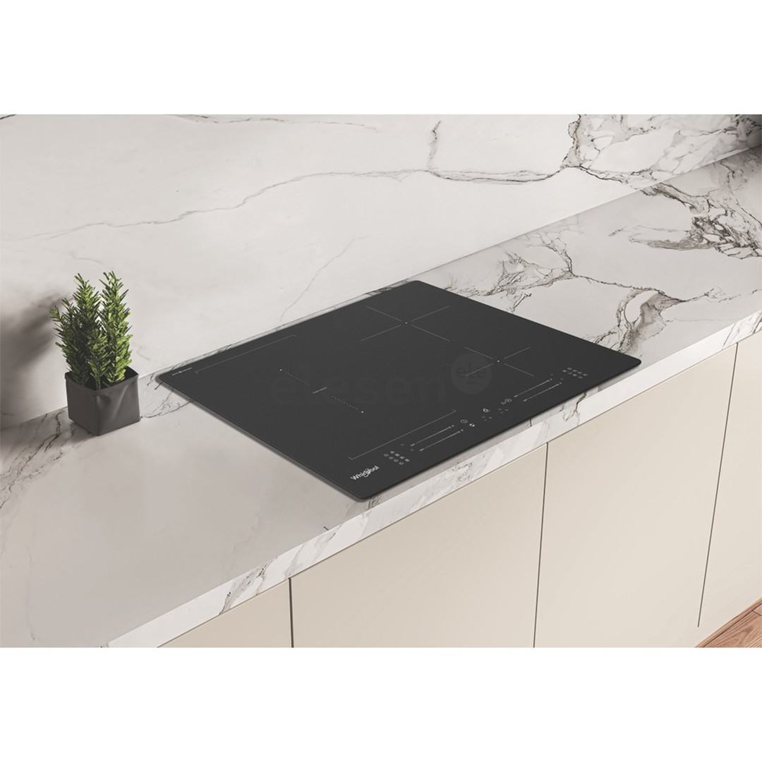 Whirlpool, ширина 59 см, черный - Интегрируемая индукционная варочная панель