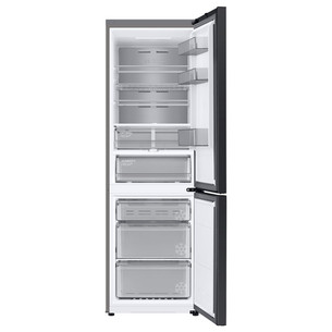 Samsung BeSpoke, NoFrost, 186 cm, 344 L, black - Refrigerator