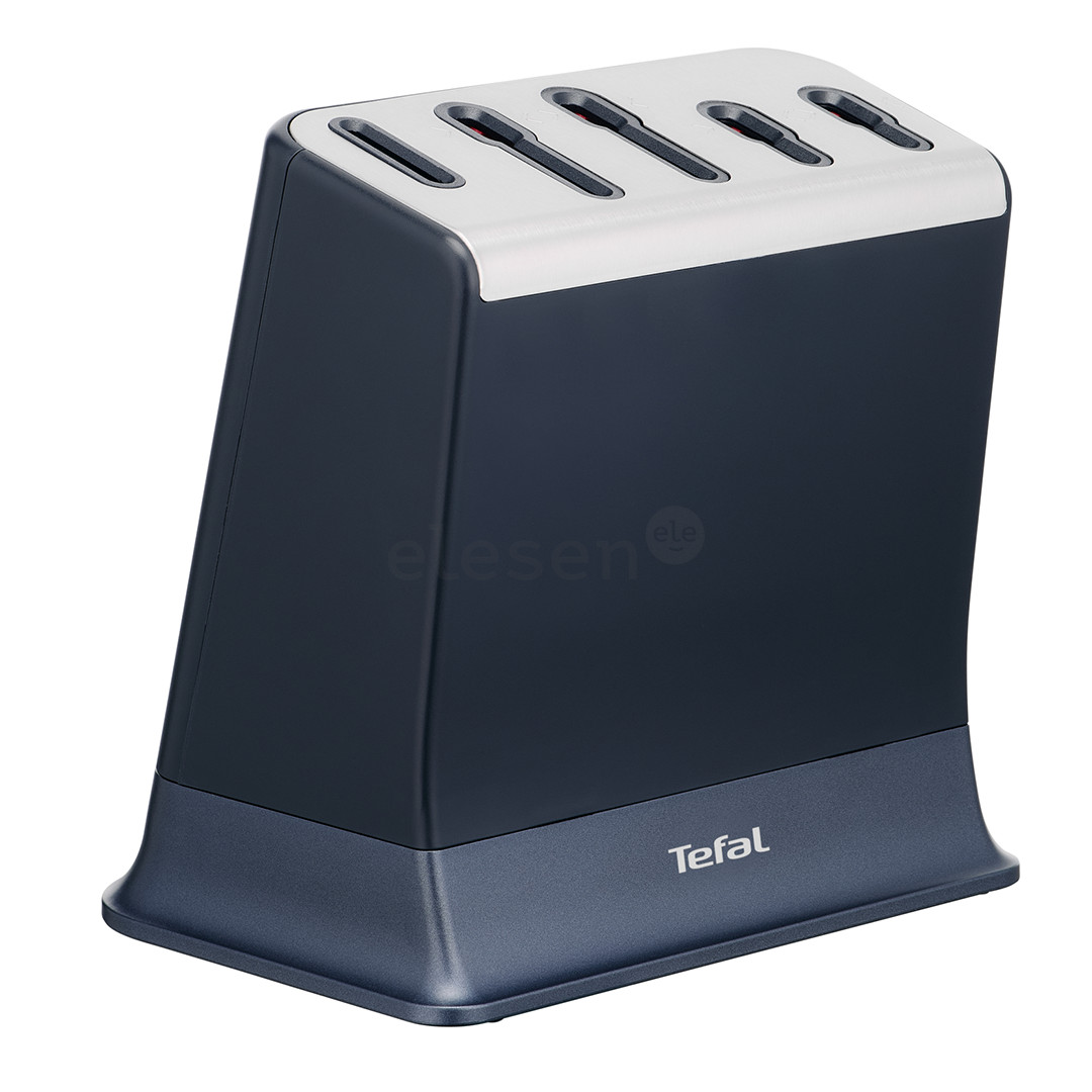 Tefal EverSharp, 5-piece set, stainless steel - Knife set & block