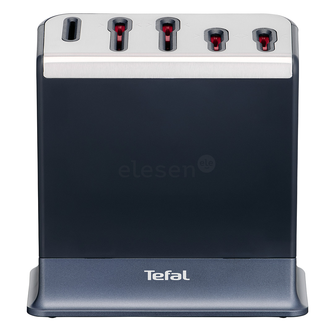 Tefal EverSharp, 5-piece set, stainless steel - Knife set & block