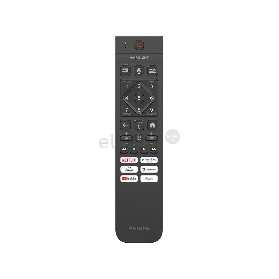 Philips PQS8631, 50'', 4K UHD, QLED, black - TV