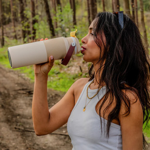Kambukka Dupla Insulated, Desert Sand, 1000 ml, smėlio spalvos - Termogertuvė