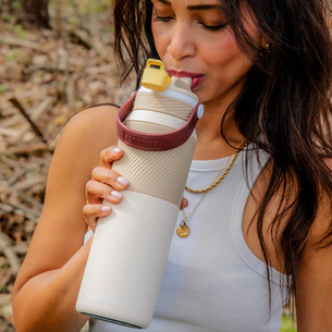 Kambukka Dupla Insulated, Desert Sand, 1000 ml, smėlio spalvos - Termogertuvė