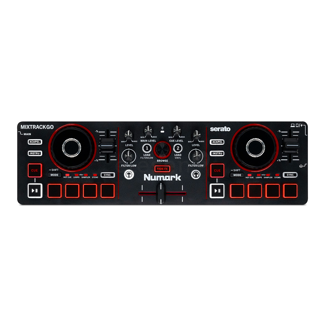Numark MixTrack Go, черный - DJ-контроллер MIXTRACKGO