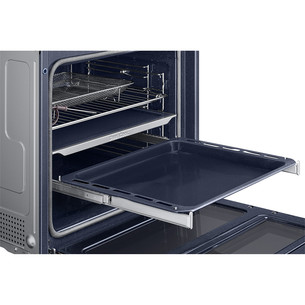 Samsung Dual Cook, pirolizė, 76 L, juoda - Įmontuojama orkaitė