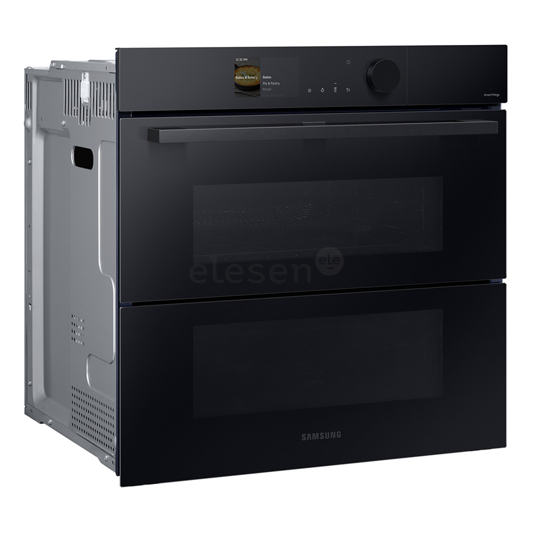 Samsung Dual Cook, pirolizė, 76 L, juoda - Įmontuojama orkaitė