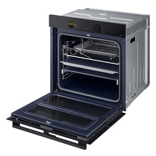 Samsung Dual Cook, pirolizė, 76 L, juoda - Įmontuojama orkaitė