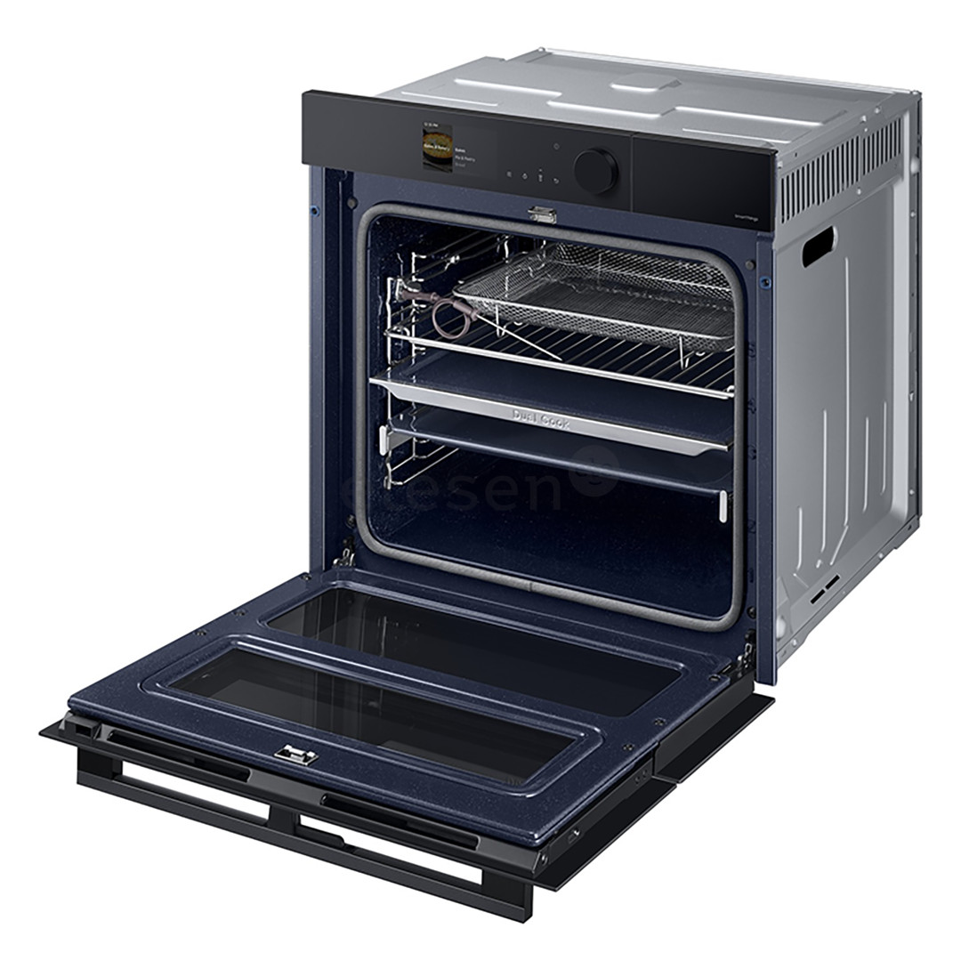 Samsung Dual Cook, pirolizė, 76 L, juoda - Įmontuojama orkaitė