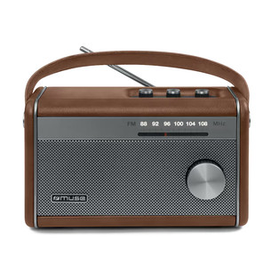 Muse M-098 BR, Bluetooth, rudas - Nešiojamasis radijas M-098BR