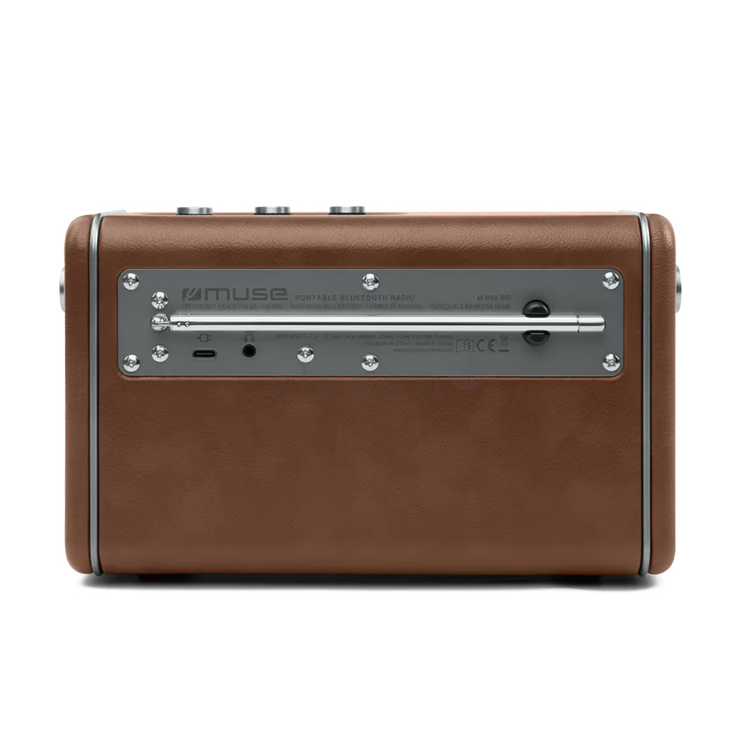 Muse M-098 BR, Bluetooth, rudas - Nešiojamasis radijas