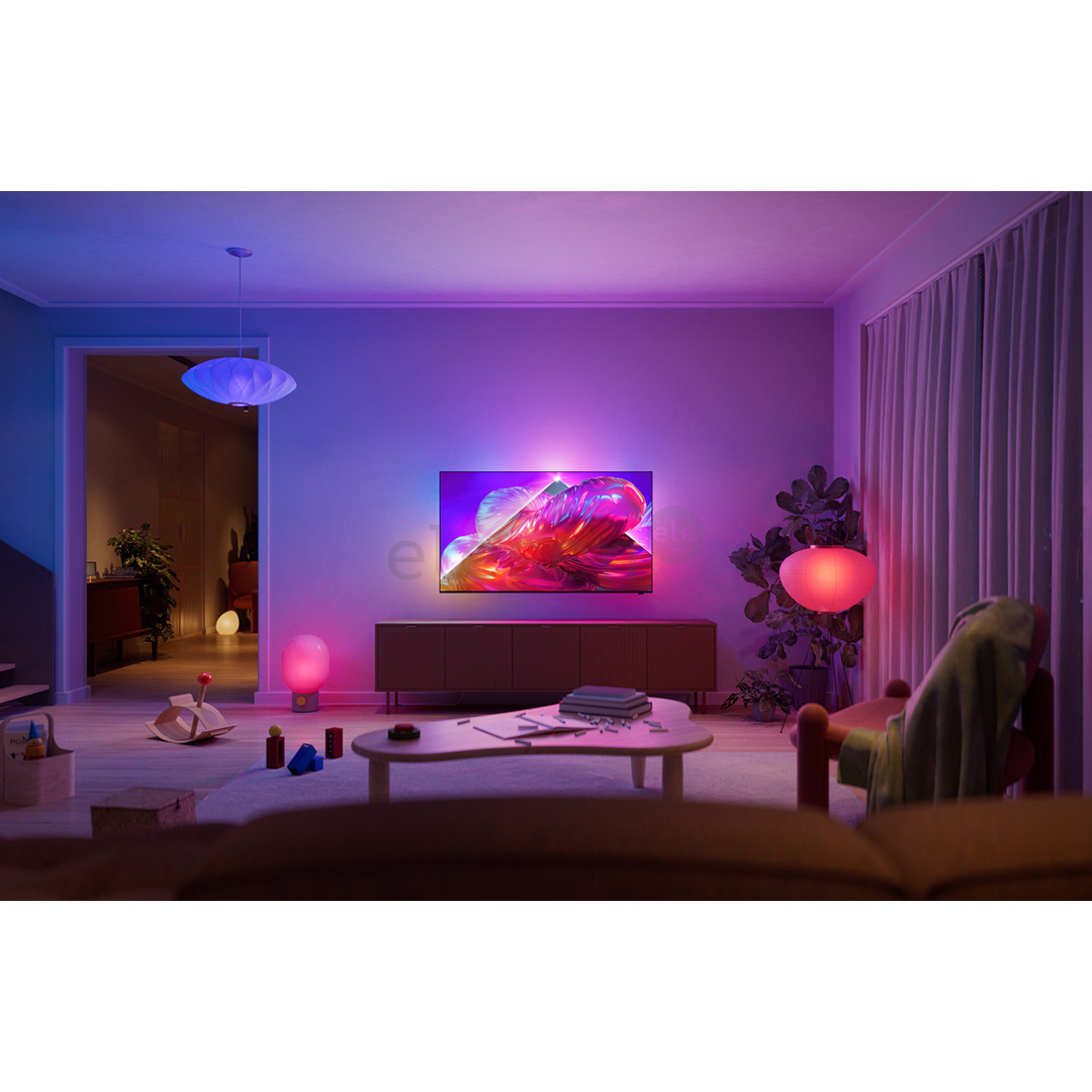 Philips The One PQS9011, 43'', 4K UHD, QLED, juodas - Televizorius
