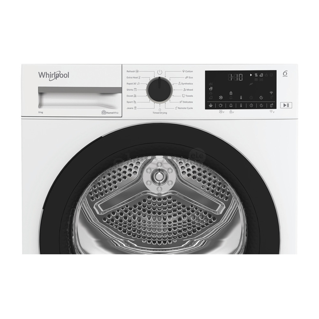 Whirlpool, 9 кг, глубина 60,7 см - Сушильная машина