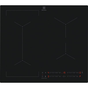 Electrolux 600 Series SaphirMatt SE® Hob2Hood, 59 cm pločio, juoda - Įmontuojama indukcinė kaitlentė
