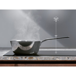 Electrolux 600 Series SaphirMatt SE® Hob2Hood, 59 cm pločio, juoda - Įmontuojama indukcinė kaitlentė